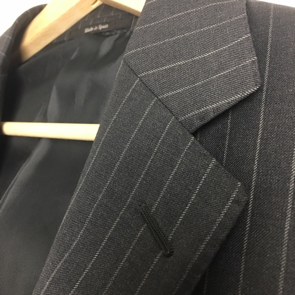 Ermenegildo Zegna All Season Gray Mens Blazer, 42 - Picture 4 of 8
